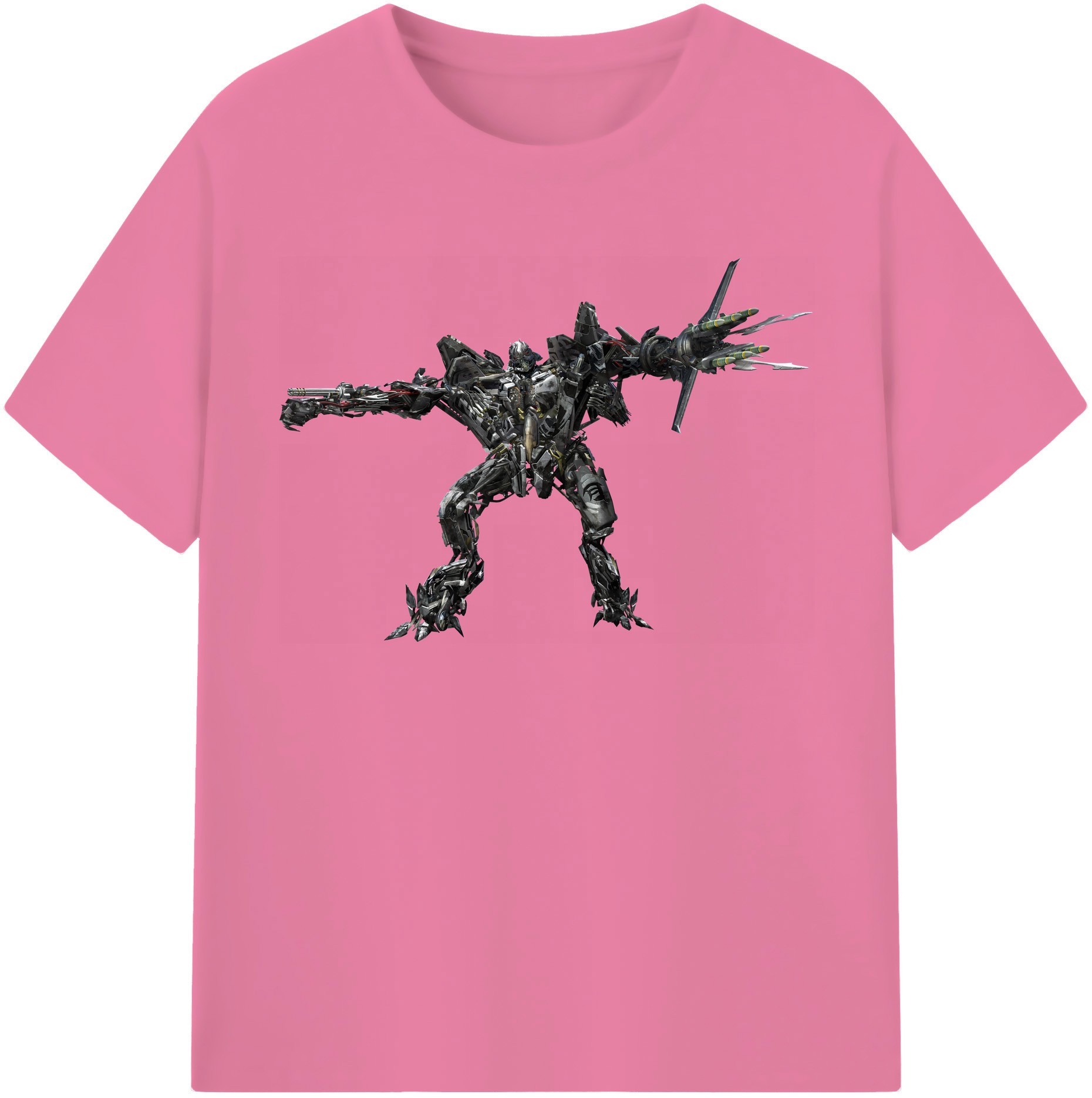 （画像用） Transformers トランスフォーマー 綿100％半袖Tシャツ（フロントプリント）